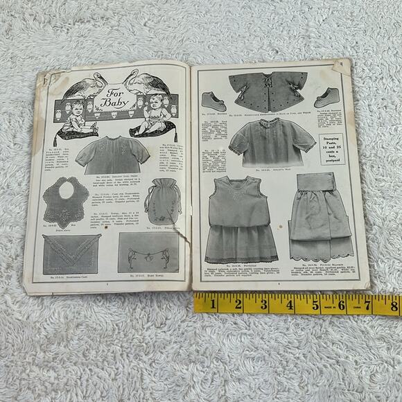 Antique Crochet Priscilla fancywork Designs magazines Princess Manual Vol 4 1910 - Picture 3 of 9